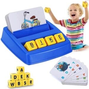 Matching Letter Educational Spelling Game Kids Alphabet Learning Toy No. 2022-1